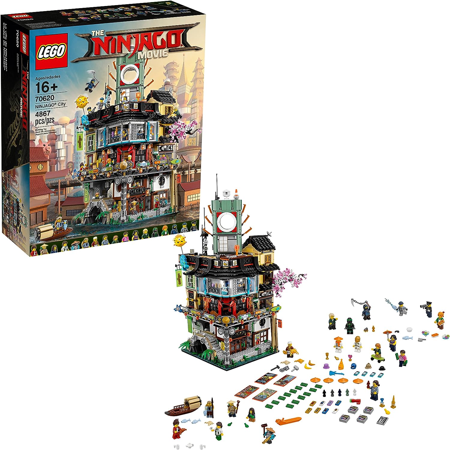 LEGO ニンジャゴー シティ 70620営造物一揃いの道具 (4867個)