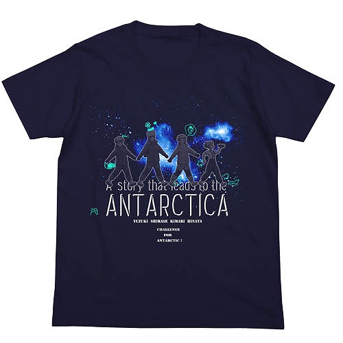 宇宙よりも遠い場所 Tシャツ NAVY L 【09/16頃入荷】画像