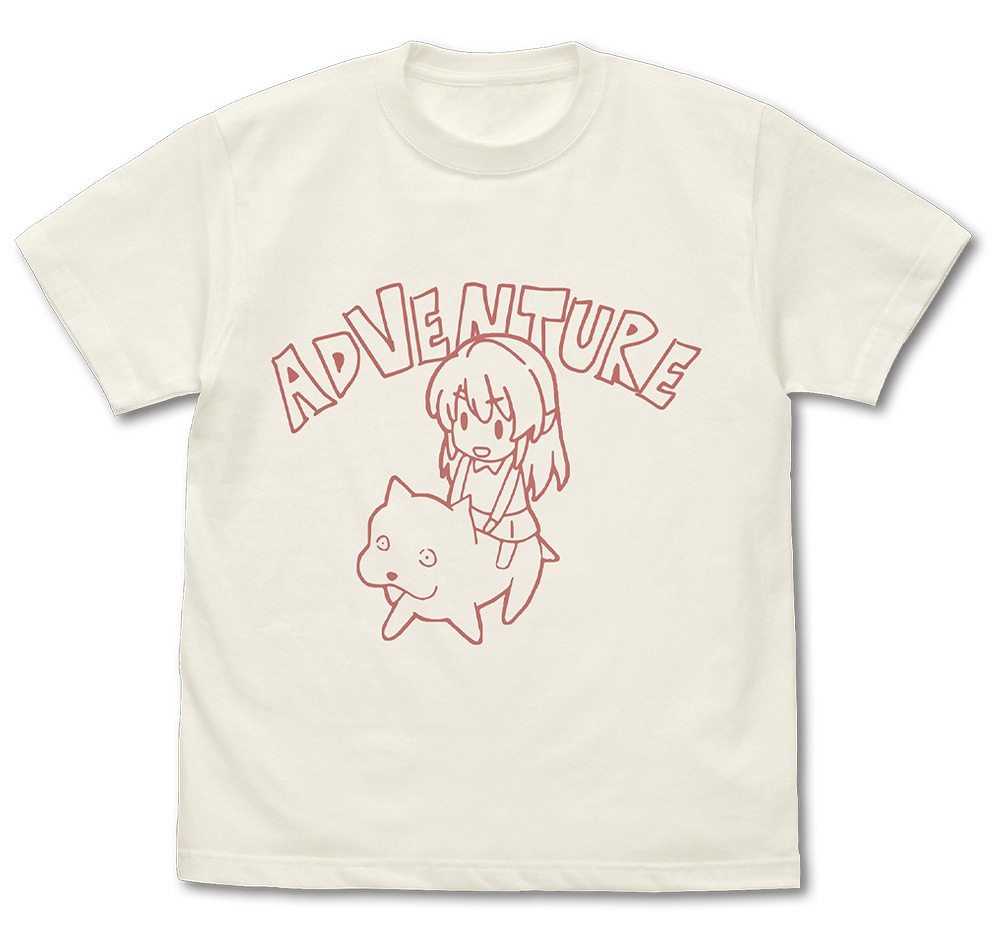 のんのんびより のんすとっぷ こまぐるみのぼうけん Tシャツ VANILLA WHITE S 【08/16頃入荷】画像