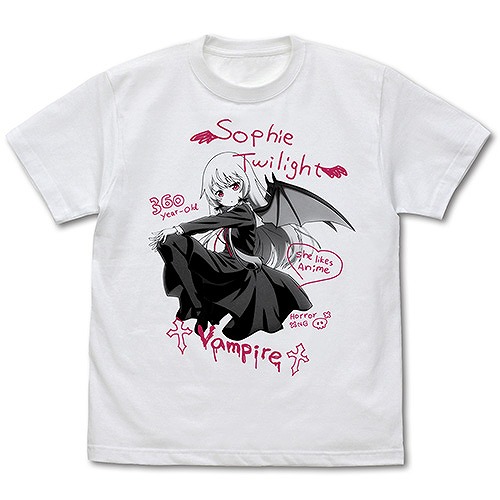 となりの吸血鬼さん ソフィー・トワイライト Tシャツ WHITE XL 【09/16頃入荷】画像