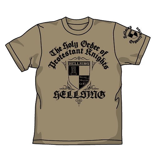 HELLSING ヘルシング機関Tシャツ BLACK L 【10/24頃入荷】画像
