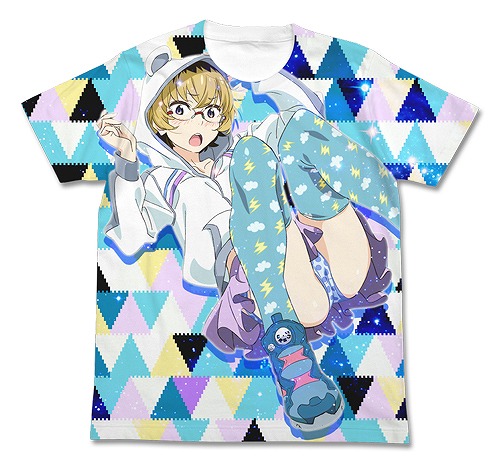 パンチライン 曳尾谷愛フルグラフィックTシャツ ホワイト サイズ:M画像