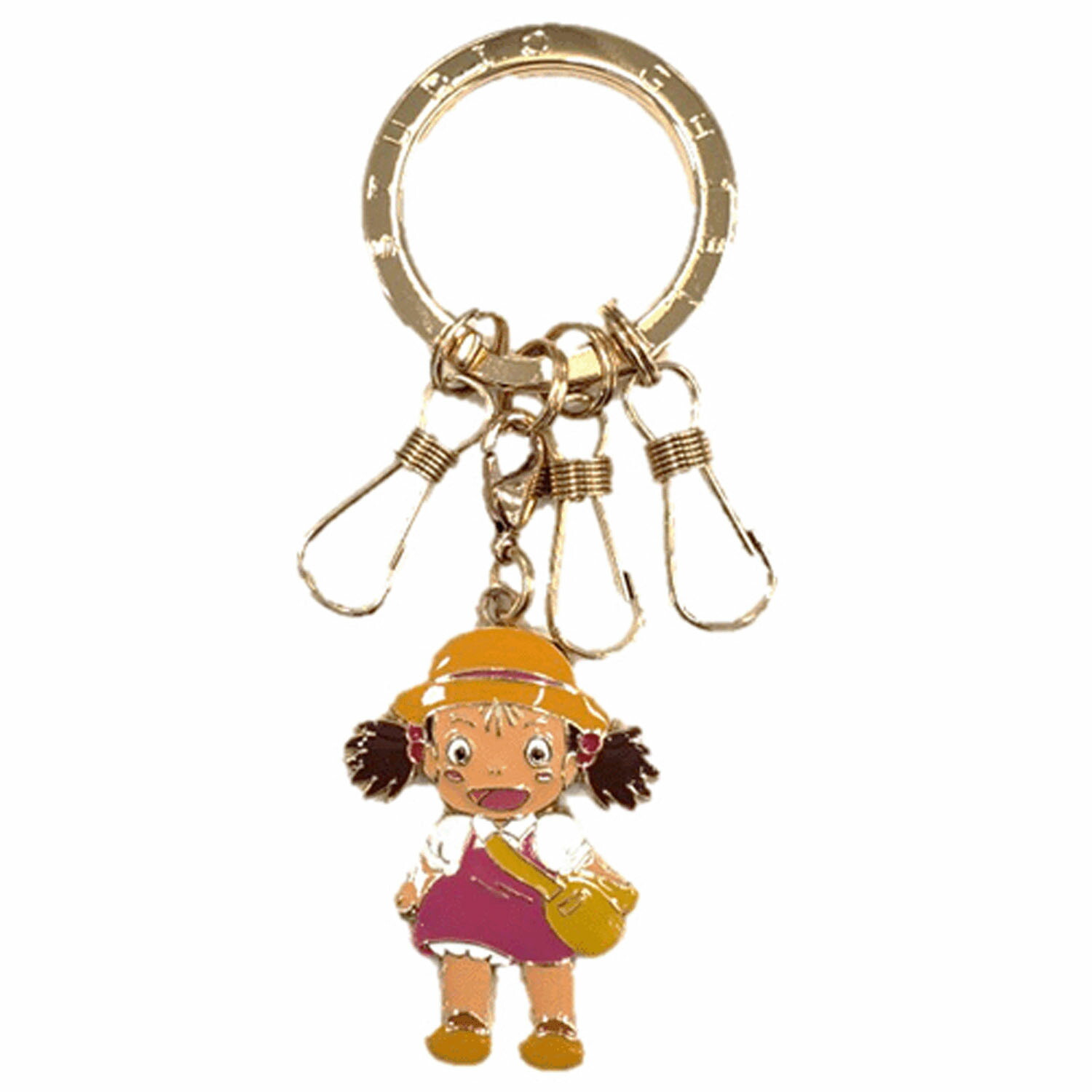 新品未使用品　となりのトトロ メイ マスコットキーホルダー 　コミニカ となりのトトロ メイちゃん と 穴あきバケツ キーホルダー キー