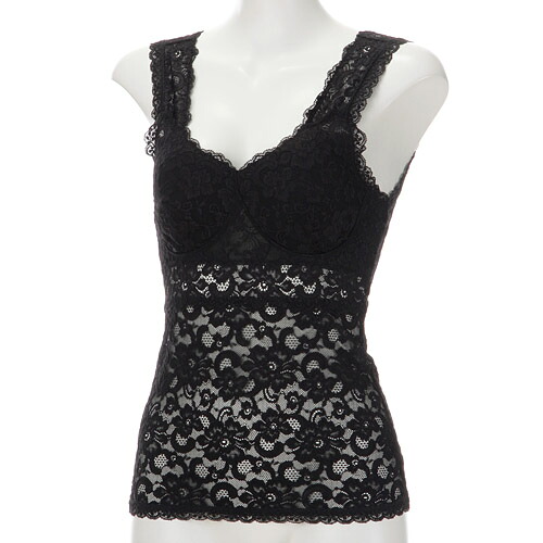 クラッシースタイレット ロングブラジャー 黒 M