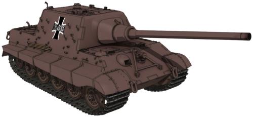 1/35 ガールズパンツァーシリーズGP-10 ヤークトティーガー 黒森峰女学園ver.画像