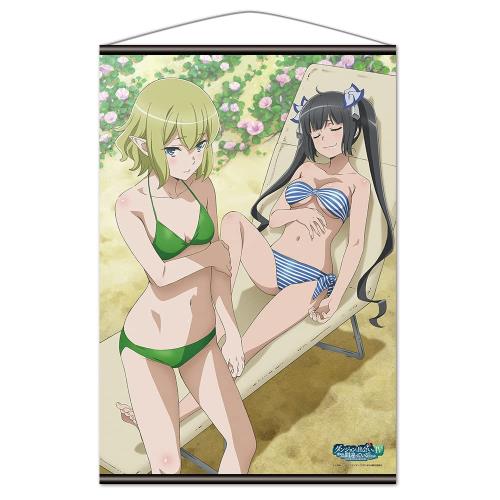 ダンジョンに出会いを求めるのは間違っているだろうかIV B2タペストリーA［ヘスティア＆リュー］画像