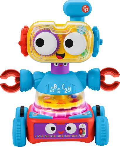 【 限定】フィッシャープライス(fisher price) スピンで動いて追いかけっこ！くるくるラーニング・ロボ 【6ヵ月～5才】 GTJ60｜アニメ雑貨アン＆山梨のフルーツ