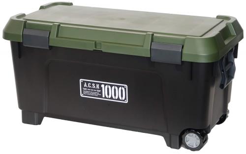 JEJアステージ(JEJ Astage) 収納ボックス 日本製 アウトドア キャンプ 踏台 耐荷重80kg 車載 積み重ねXシリーズ アクティブストッカー1000X 防災 幅100×奥行50×高さ50cm