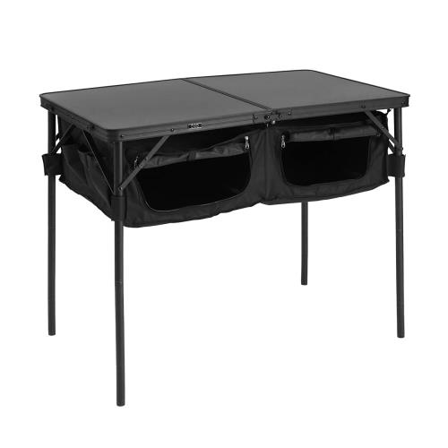 DOPPELGÄNGER OUTDOOR 折りたたみアウトドアテーブル Amazon.co.jp: 折りたたみキャンプテーブル、2段Z型ピクニック