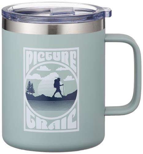ピクチャー ステンレスマグカップ (保冷保温・400ml・蓋付き) ACC124P / TIMO INSULATED CUP アウトドア キャンプ Blue Surf