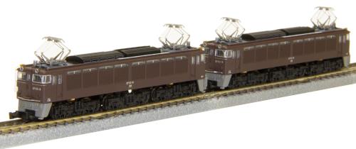 ロクハン Zゲージ EF63形 2次形 茶 重連セット T038-2 鉄道模型 電気機関車