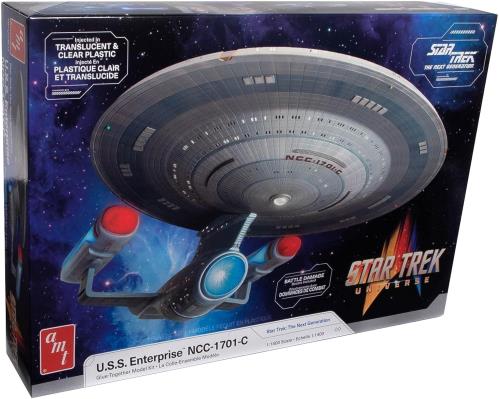 プラッツ AMT スタートレック U.S.S.エンタープライズ NCC-1701-C 1/1400スケール プラモデル AMT1332画像