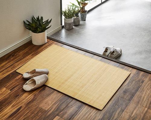 イケヒコ・コーポレーション 籐 マット 廊下敷 玄関マット ジャワ 約70&times;120cm ひんやり 冷たい クール 自然素材 #5201970 ナチュラル｜アニメ雑貨アン＆山梨のフルーツ