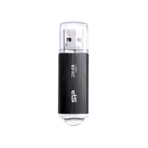 SP Silicon Power ケイ素樹脂力強さ USB記憶装置 256GB USB3.2 (USB3.1/3.0/2.0取り替えっこ) 髪の毛生産ライン入眼 Blaze B02 SP256GBUF3B02V1K