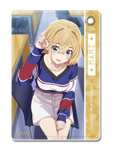 彼女、お借りします レザーパスケース Ver.2 七海麻美 LPAN-K007-m02 製品サイズ:約H100×W68mm画像