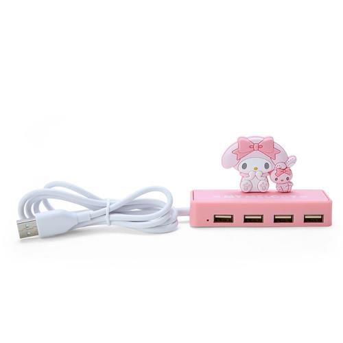 サンリオ(SANRIO) サンリオ スリムUSBハブ マイメロディ マイメロちゃん my melody 6×9.5×3cm キャラクター 326909 SANRIO
