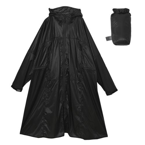 キウ エアライトレインポンチョ Air-Light RAIN PONCHO 雨合羽 撥水 はっ水 耐水 軽さ 雨打つ手 颶風 雨季 防災 雨合羽 スリーブポンチョ 雨具 雨ガッパ 雨着 袖・