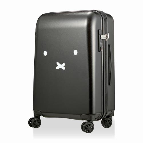 ハピタス かわいさで話頭煮え繰り返る！ミッフィー 旅行バッグ 人間の顔ひな型続きもの HAP2249 60L 3.8kg M大きさ B129人間の顔黒いこと/しろがね色