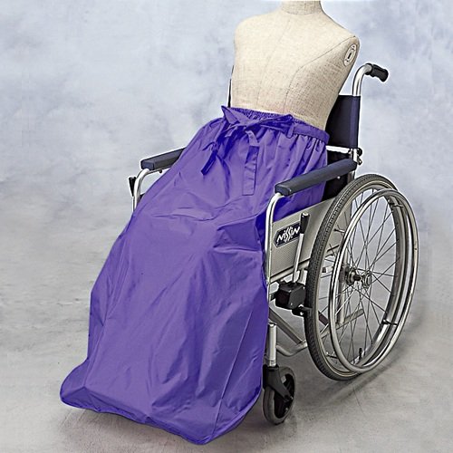 天使 車椅子用雨合羽 ケアーレイン セパレート手合い下衣のみパープル