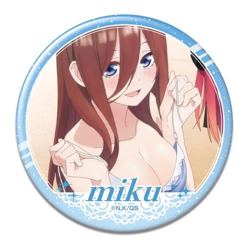 五等分の花嫁∽ 缶バッジ 中野三玖 C KBAN-G004-m09画像