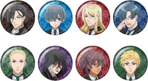 黒執事 -寄宿学校編- トレーディングビッグホロ缶バッジ 8個入りBOX画像