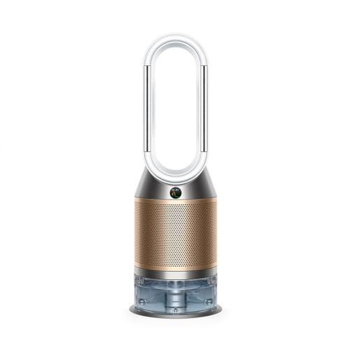 Dyson(ダイソン) 扇風機 加湿器 空気清浄機 Dyson Purifier Humidify + Cool Formaldehyde・・ 加湿空気清浄機 サーキュレーター ホルムアルデヒド分解 (PH04 WG N) ホワイト／ゴールド 【扇風機としても活躍する、加湿空気清浄機】