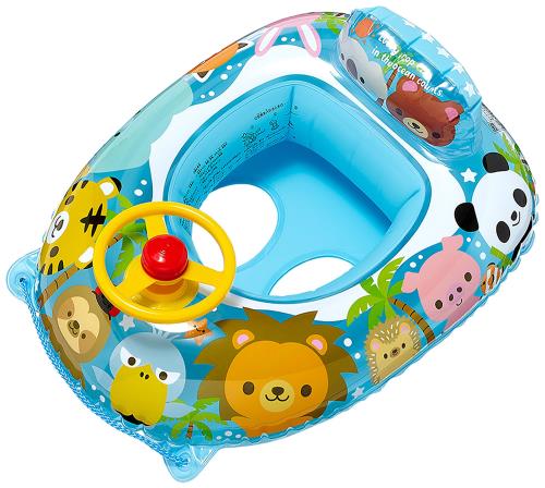 イガラシ ベビーボートハンドル付（アニマルパラダイス） 足入れタイプ ロープ付き 75×60cm MHC-360