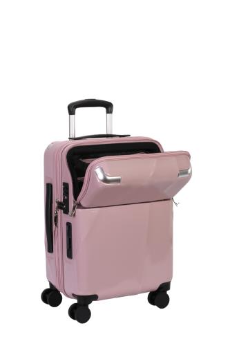 トラベリスト スーツケース ジッパー トップオープン ブレーキ機能付き 拡張機能付き 35L(43L) 53 cm 3.6kg シエラ ピンク