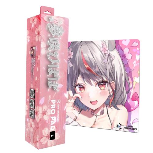NEXTコントローラー ゲーミングマウスパッド 夢咲ひぽぽ モデル クロス表面 Lサイズ 450×400×5mm