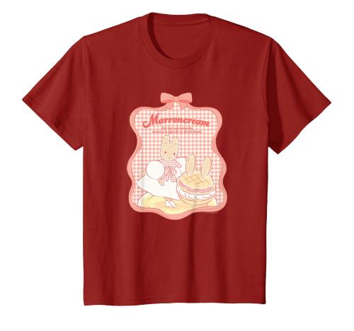 マロンクリーム ギンガムチェック Tシャツ