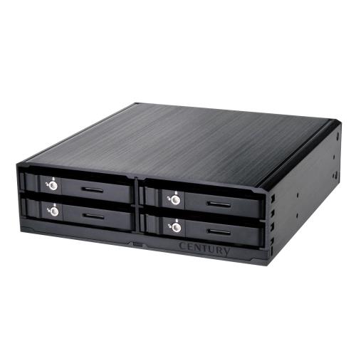 世紀 「5inベイにまとめる仕合わせ」 2.5×4 SATA6G HDD/SSD×4 仕合わせ CMRK-S4S6G2_FP