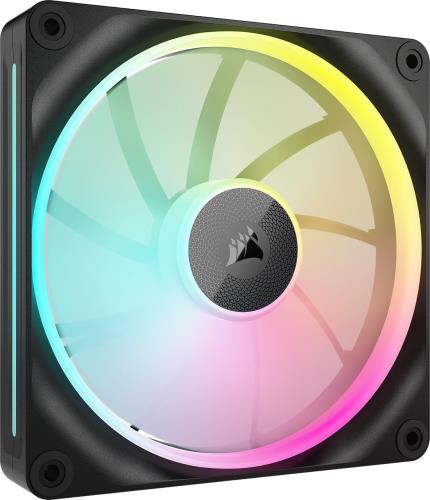 CORSAIR iCUE LINK LX140 RGB 取りひろげる一揃いの道具 140粍 PWM パソコン入れもの気違い デュアルライトループ シングル風呂敷き包み 黒いこと CO-9051027-WW