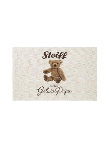 【Steiff】パウダーネップジャガードブランケット PWGG255566CRMF