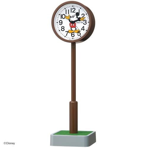 セイコークロック 置き時計 クオーツ時計 ポール型クロック キャラクター Disney ディズニー ミッキーマウス 305×88×85mm FD881B