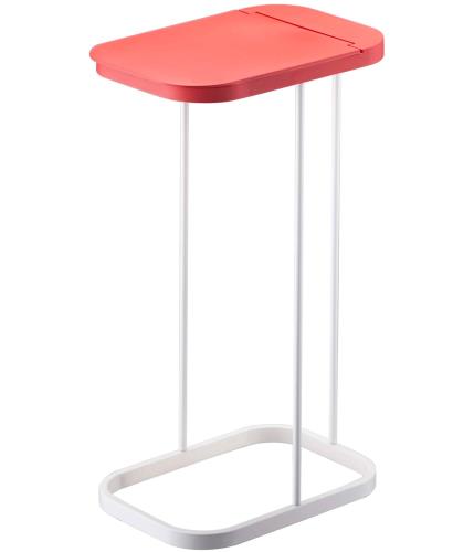 山崎実業(Yamazaki) 分別ゴミ袋ホルダー レッド 約W22×D33×H55cm ルーチェ LUCE ゴミ箱 ゴミ袋が取り出しやすい 7554