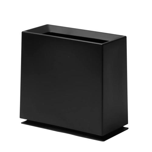 ideaco(イデアコ) ゴミ箱 角型 8.5L W31.5?D15?H30cm TUBELOR BRICK black (チューブラー ブリック ブラック)