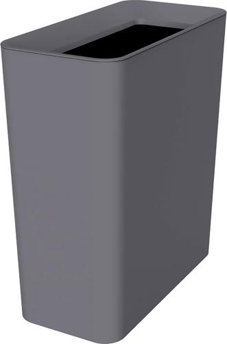 アスベル フタなしゴミ箱 AZ・ルクレールCV スリム 9.5L 長方形 シンプル デザイン 省スペース 幅15.5cm ゴミ袋隠し リビング 寝室 トイレ キッチン グレー 4,412円
