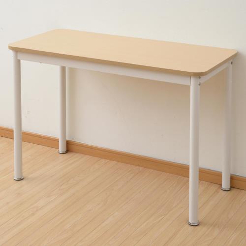 山善(YAMAZEN) デスク パソコンデスク 机 幅100×奥行45×高さ70cm 【耐荷重80kg】 傷や汚れに強い天板 角が丸い 組立品 ナチュラル MFD-1045R(GNA/IV)|アニメ雑貨アン&山梨のフルーツ