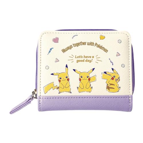 マルヨシ(Maruyoshi) ポケットモンスター 折り財布 ピカチュウ PM-OW-PK H9.5×W11.2×D2.5cm