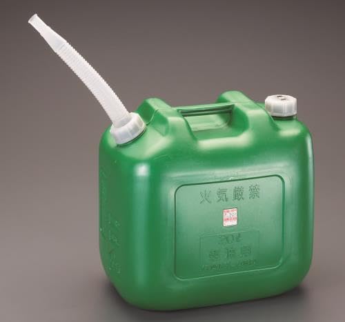 エスコ 20L ポリ軽油缶 4個 EA991HA-12