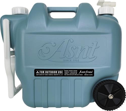 タンゲ舎密学製造 お水貯蔵タンク 難民キャンプ 防災 ASNT WEELTANK 20L レトロブルー スポーツ・アウトドア-その他