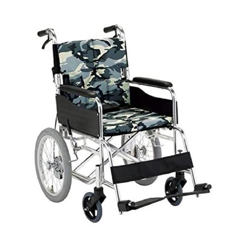 マキテック 車椅子 スタンダードモジュール 介助式 グレー迷彩 介護用品 背折れ 折りたたみ エアタイヤ SMK30-4043MGY 38,669円