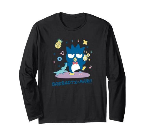 バッドばつ丸 かんぱい 【バレンタインギフトにおすすめ！】 長袖Tシャツ
