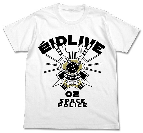 宇宙警察エルドライブTシャツ[エルドライブ【?lDLIVE】] サイズ：L カラー：WHITE画像