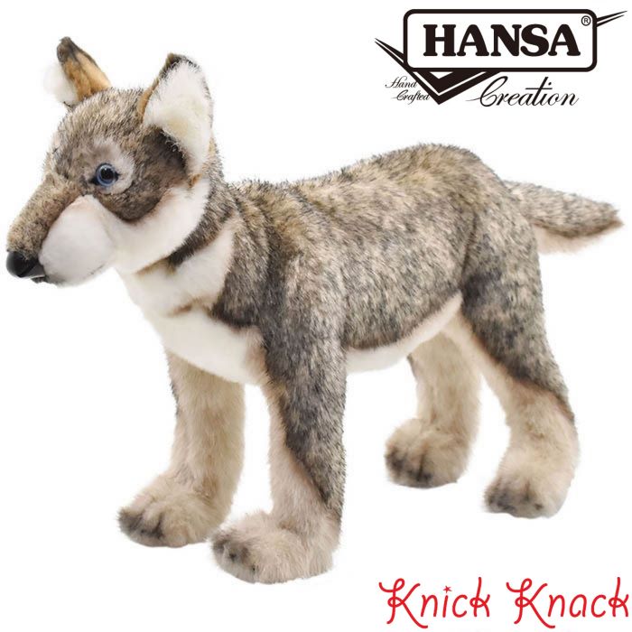 楽天市場】HANSA正規品 子オオカミ 5467【送料無料】（狼、人形