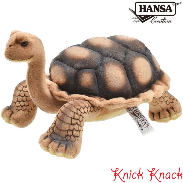 【送料無料】HANSA ゾウガメ BH6461　ハンサ リアル 動物 ぬいぐるみ かわいい グッズ 雑貨 置物 オブジェ インテリア 象亀 カメ
