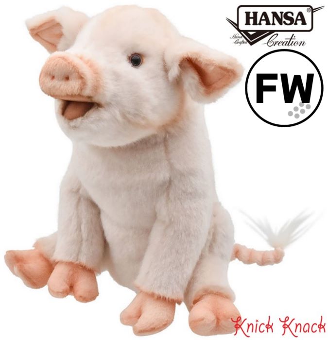 【送料無料】HANSA ブタ ゴルフ ヘッドカバー フェアウェイウッド FW BH8340　ハンサ リアル 動物 ぬいぐるみ かわいい グッズ 雑貨 豚