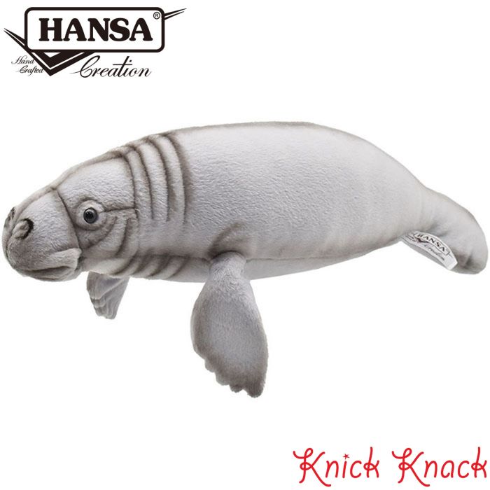 楽天市場】ハンサ【HANSA】リアルぬいぐるみ マナティー 45 MANATEE