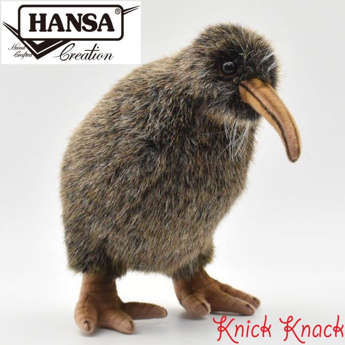 創作人形『飛べない鳥』 楽天市場】ハンサ【HANSA】リアルぬいぐるみ キーウィ 20 KIWI 飛べ