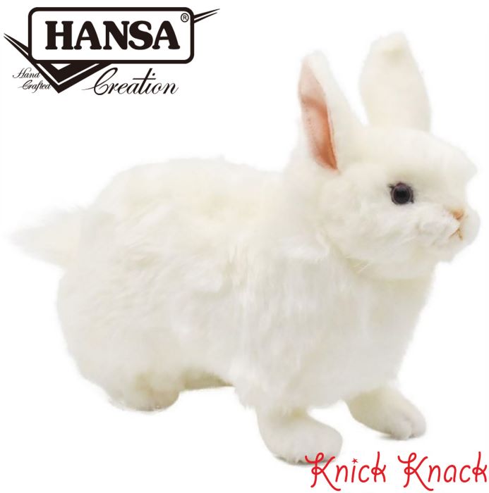 楽天市場】HANSA ユキウサギ BH4671 ハンサ リアル 動物